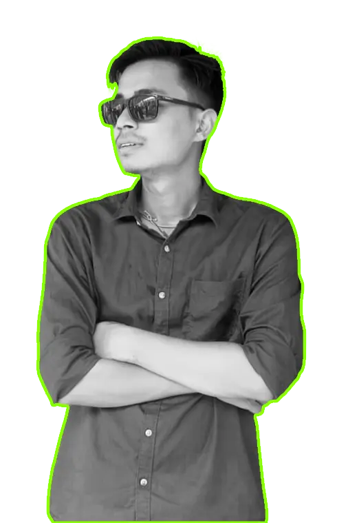 Anuj Lama digital marketer specialist portrait in black and white