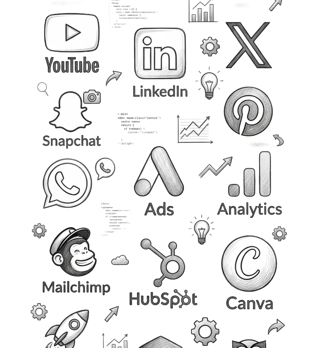 social media icons